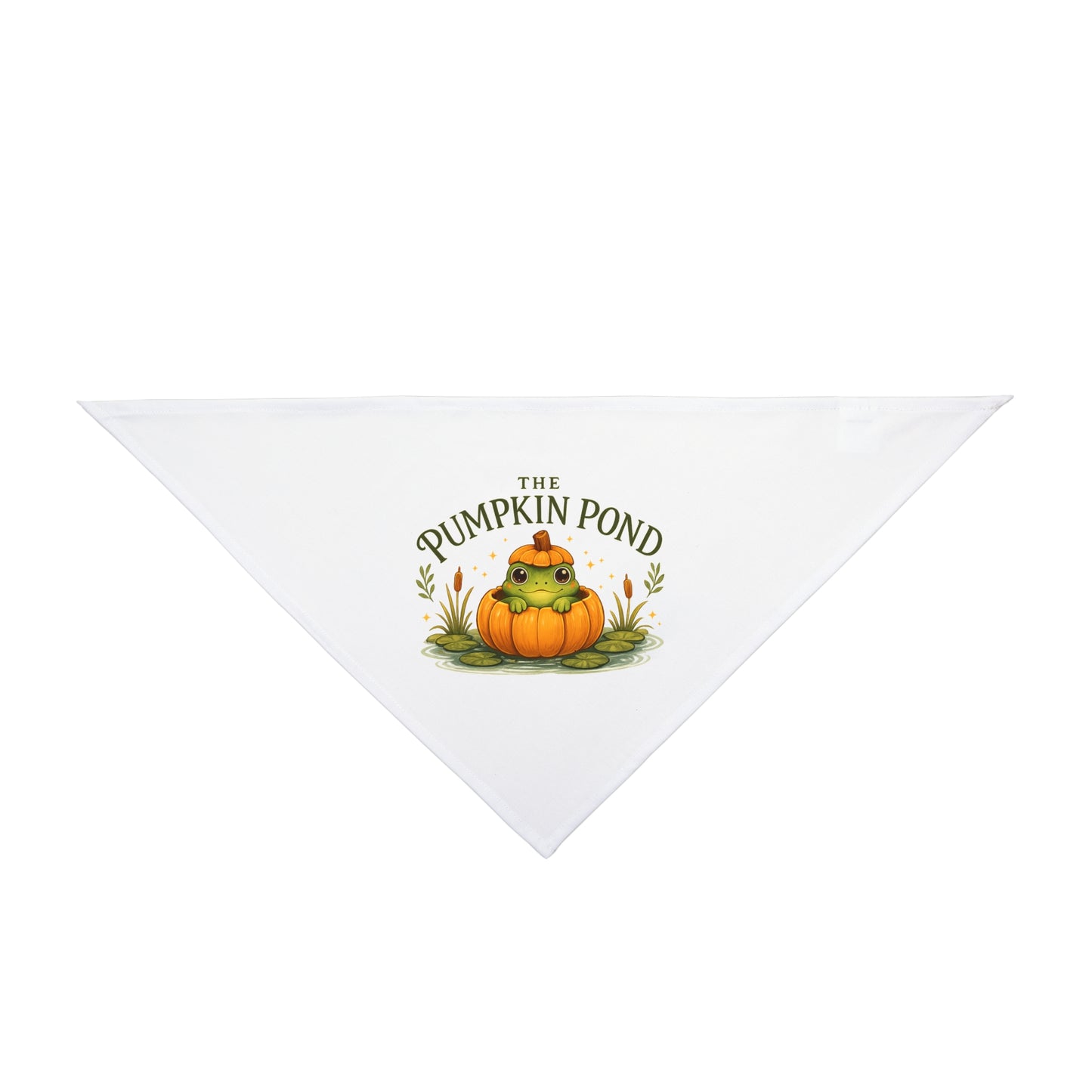 Pet Bandana — 'The Pumpkin Pond' Autumn Pumpkin Pup Bandana