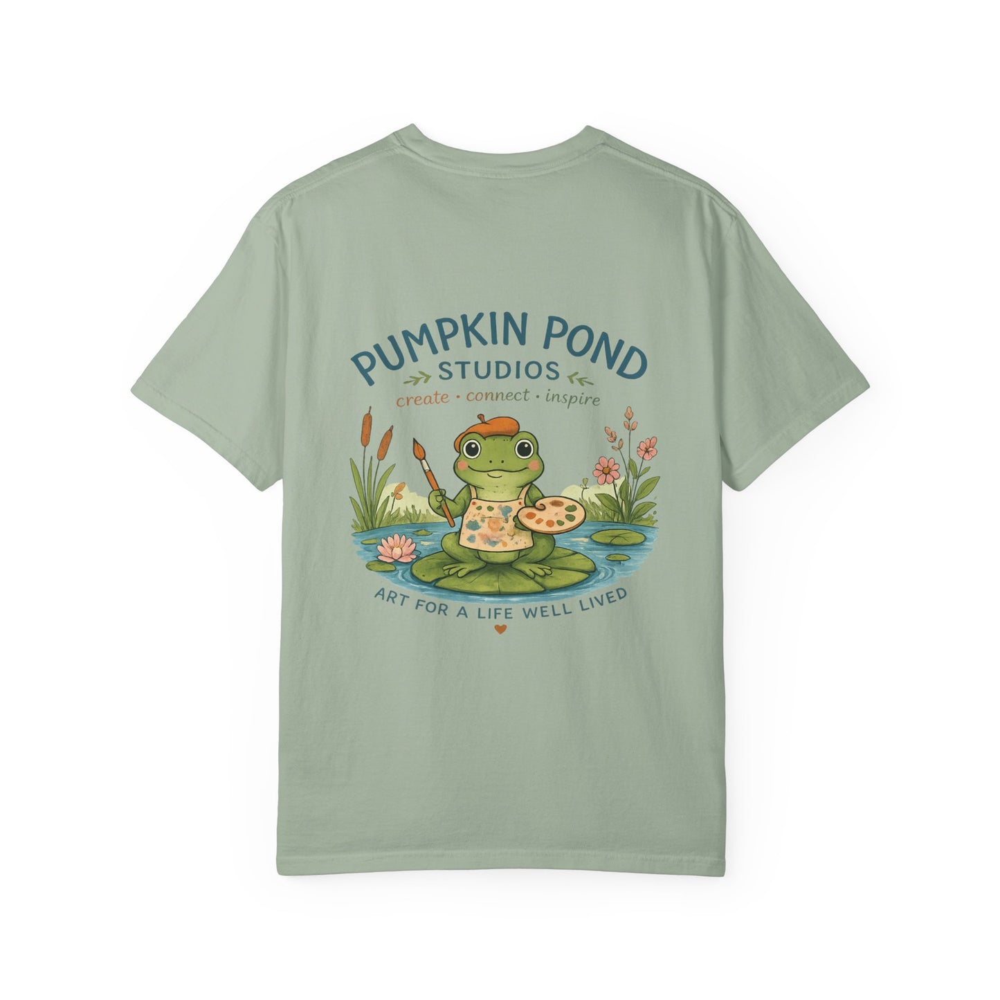 Pumpkin Pond Studios Frog Art T-Shirt — "Art for a Life Well Lived"