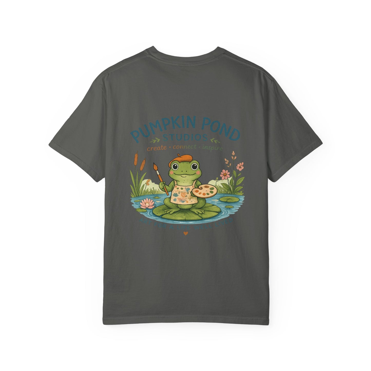 Pumpkin Pond Studios Frog Art T-Shirt — "Art for a Life Well Lived"