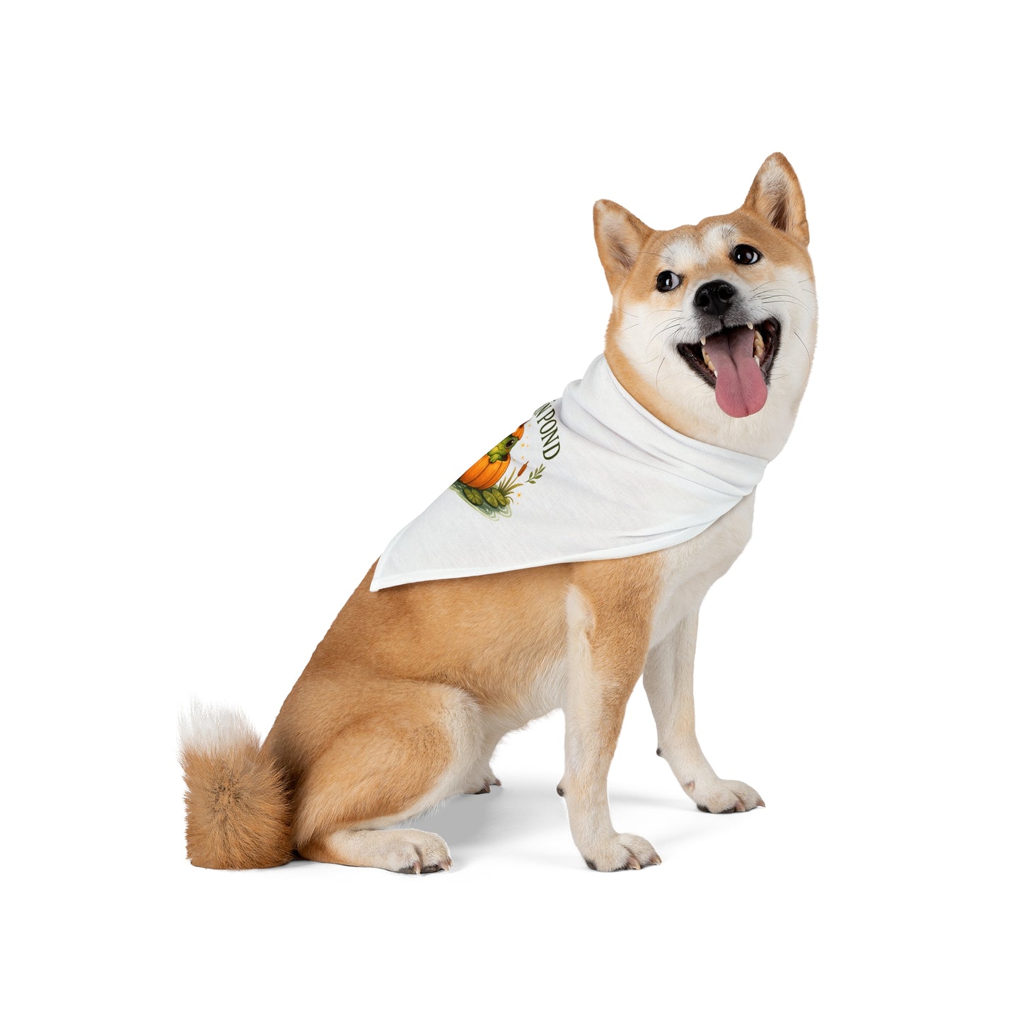 Pet Bandana — 'The Pumpkin Pond' Autumn Pumpkin Pup Bandana