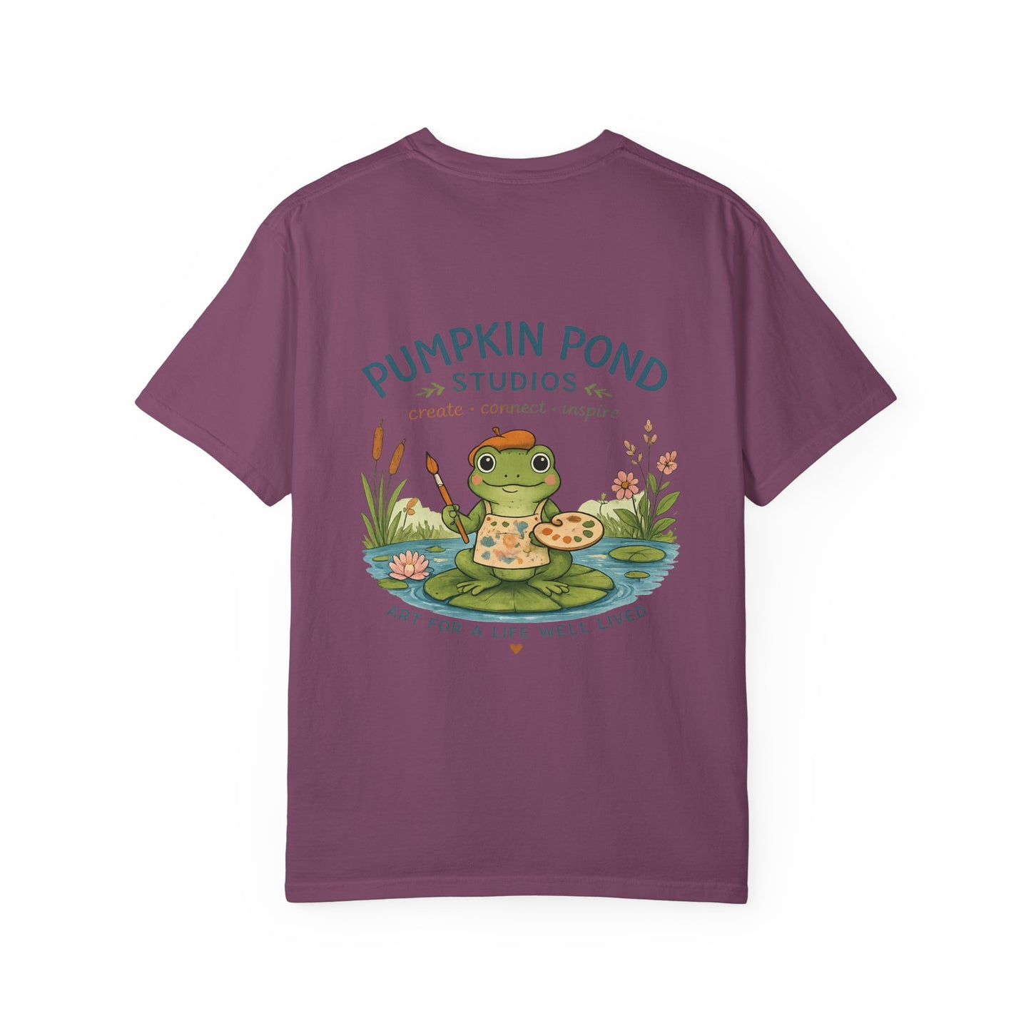 Pumpkin Pond Studios Frog Art T-Shirt — "Art for a Life Well Lived"