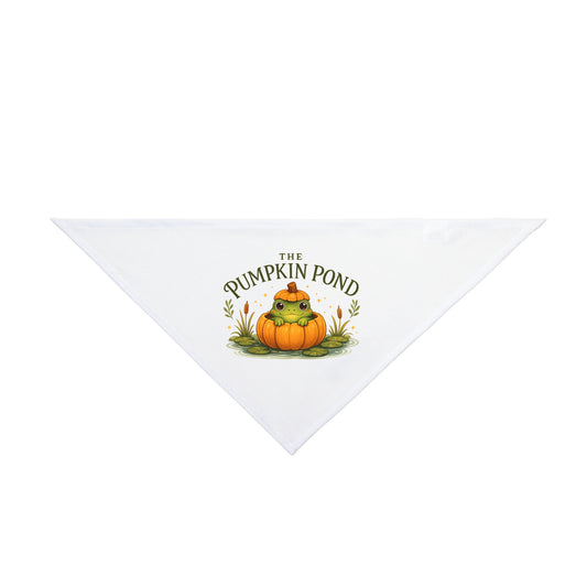 Pet Bandana — 'The Pumpkin Pond' Autumn Pumpkin Pup Bandana