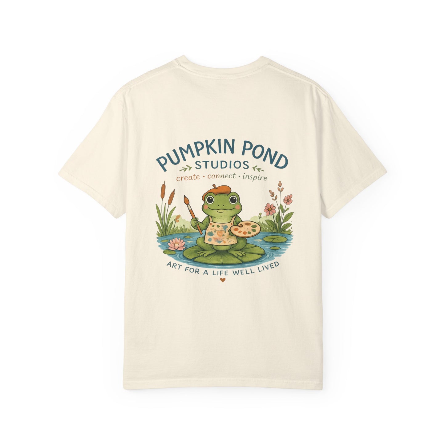 Pumpkin Pond Studios Frog Art T-Shirt — "Art for a Life Well Lived"