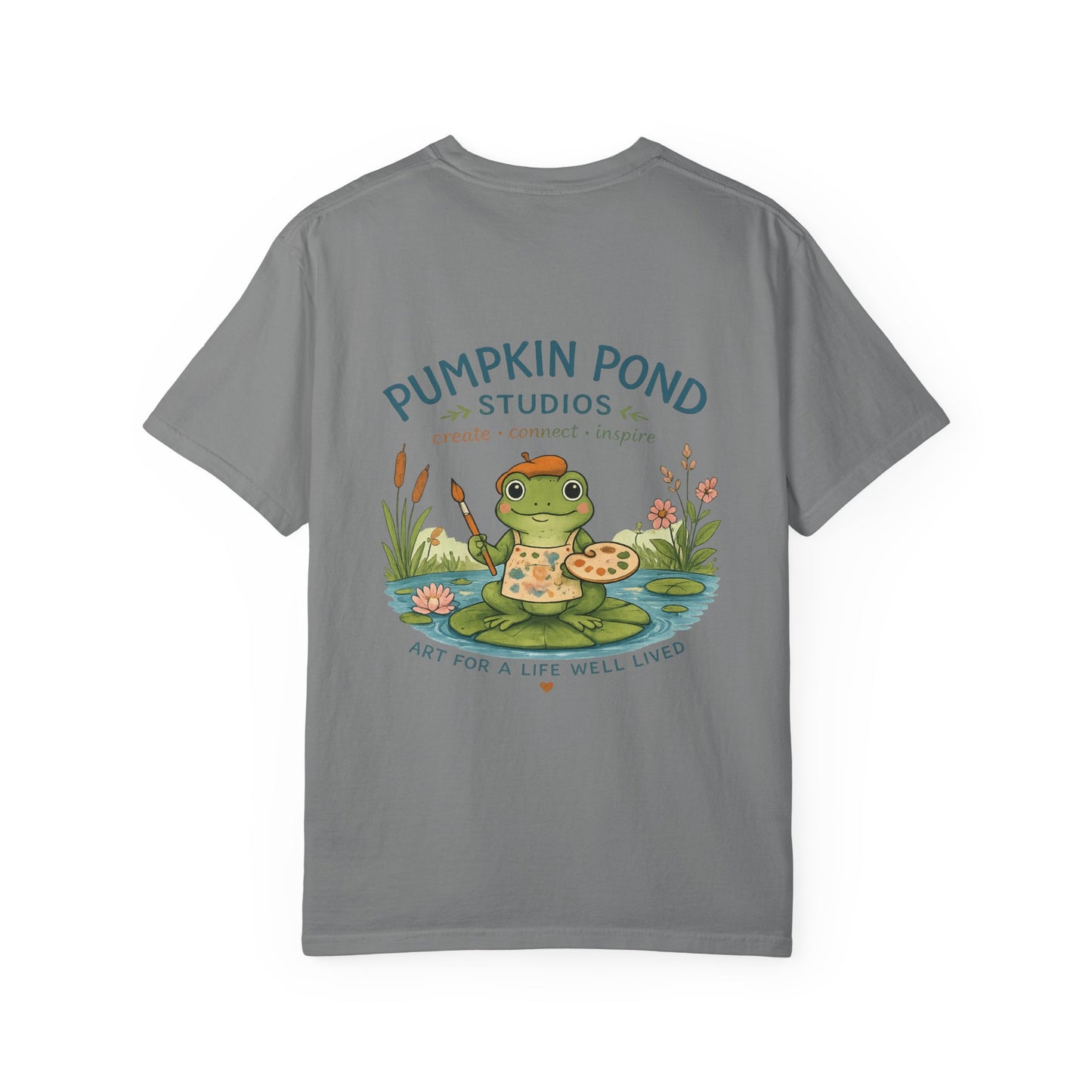 Pumpkin Pond Studios Frog Art T-Shirt — "Art for a Life Well Lived"