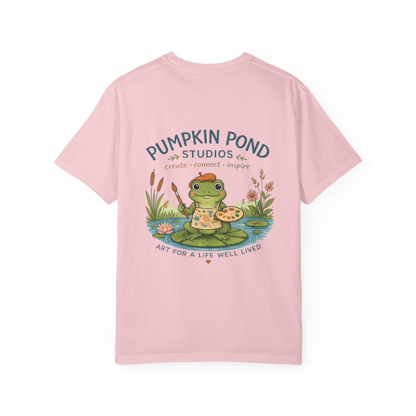 Pumpkin Pond Studios Frog Art T-Shirt — "Art for a Life Well Lived"
