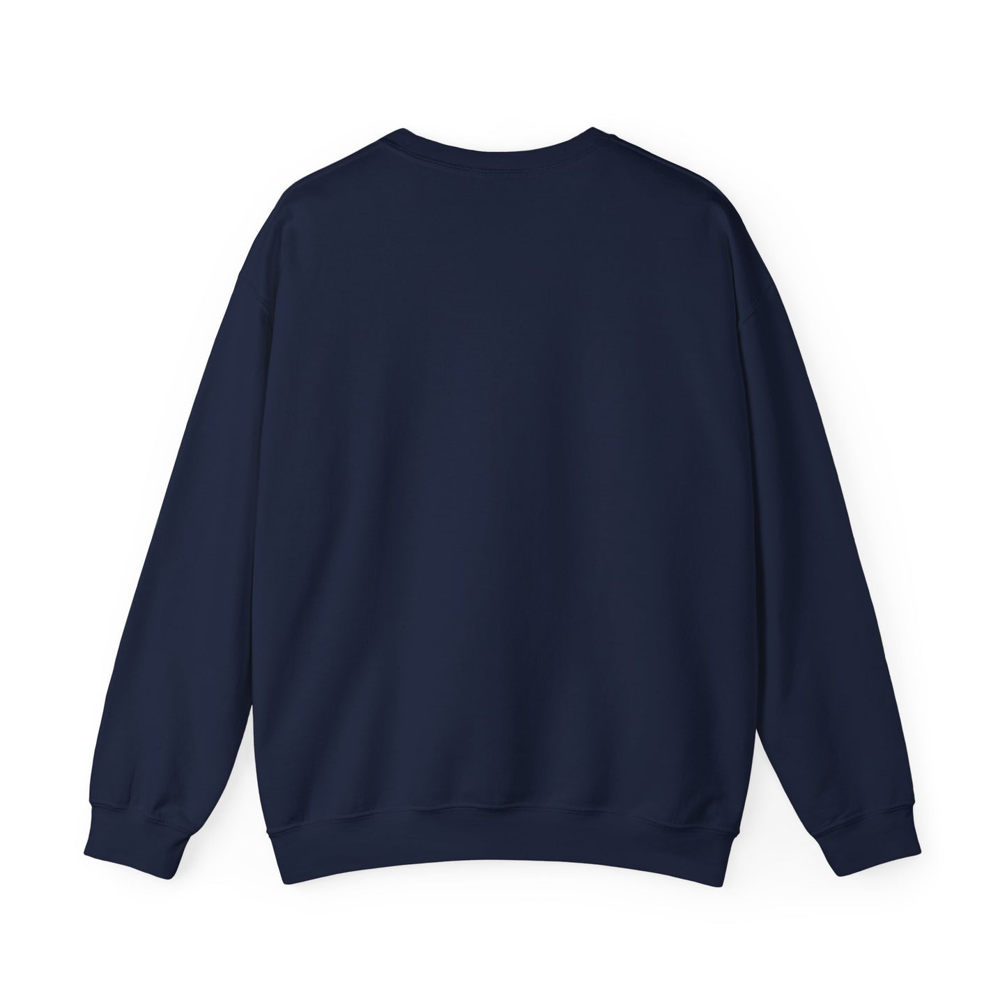 Ocean Waves Crewneck Sweatshirt — Blue Seascape Graphic Pullover