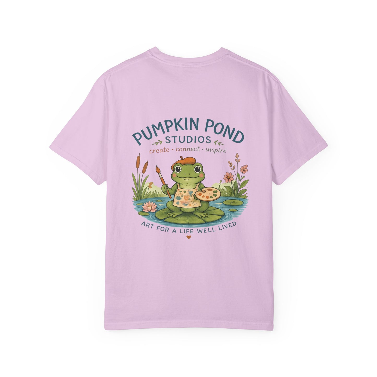 Pumpkin Pond Studios Frog Art T-Shirt — "Art for a Life Well Lived"