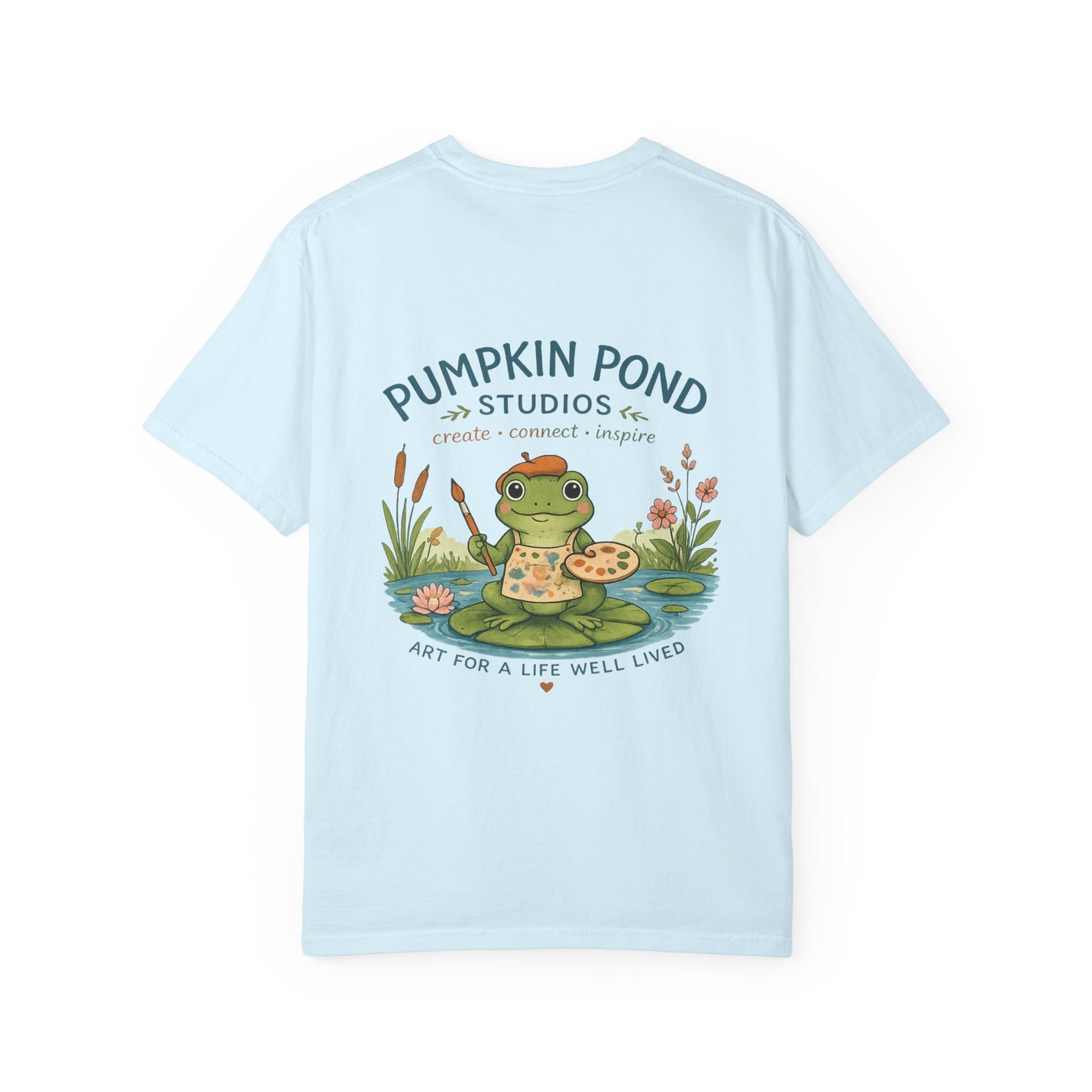 Pumpkin Pond Studios Frog Art T-Shirt — "Art for a Life Well Lived"