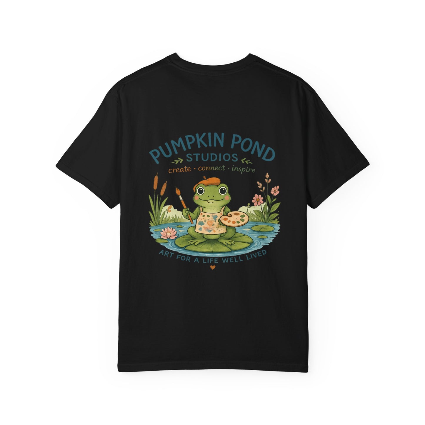 Pumpkin Pond Studios Frog Art T-Shirt — "Art for a Life Well Lived"