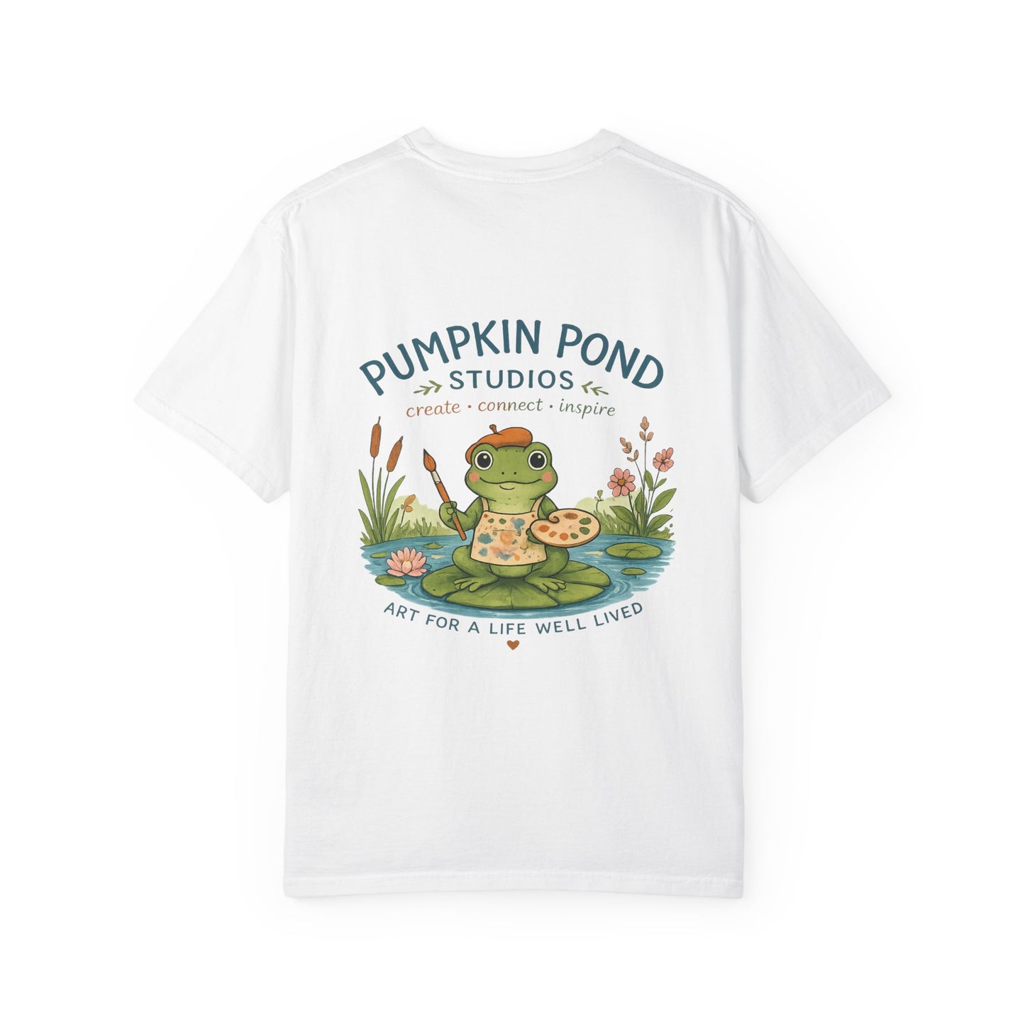 Pumpkin Pond Studios Frog Art T-Shirt — "Art for a Life Well Lived"